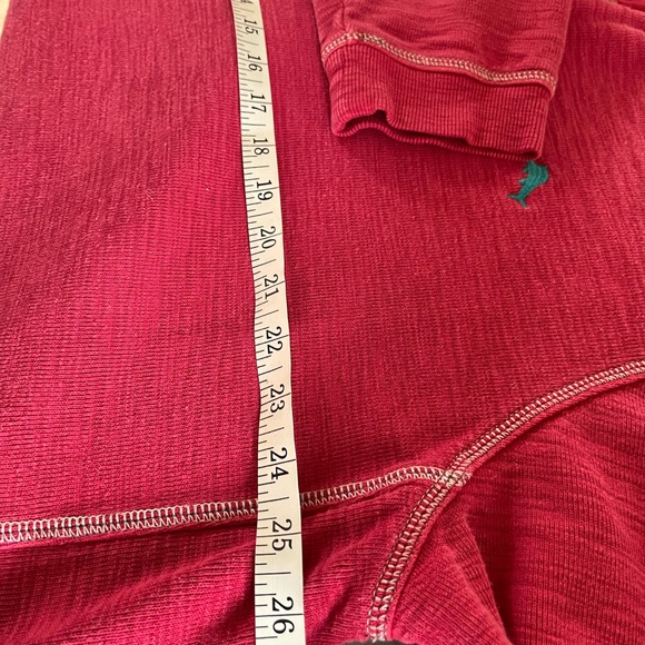Men's Tommy Bahama Tobago Bay Half-Zip Pullover Red XXL - Picture 8 of 9